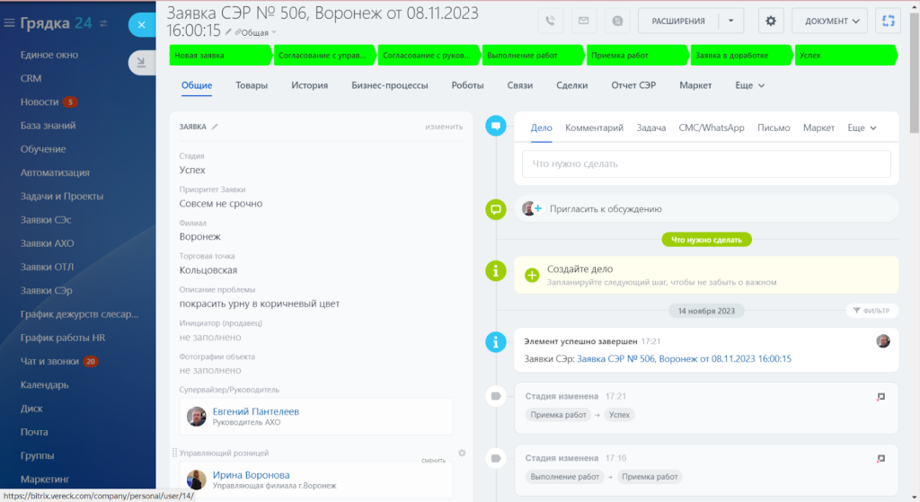 Компания “Грядка”